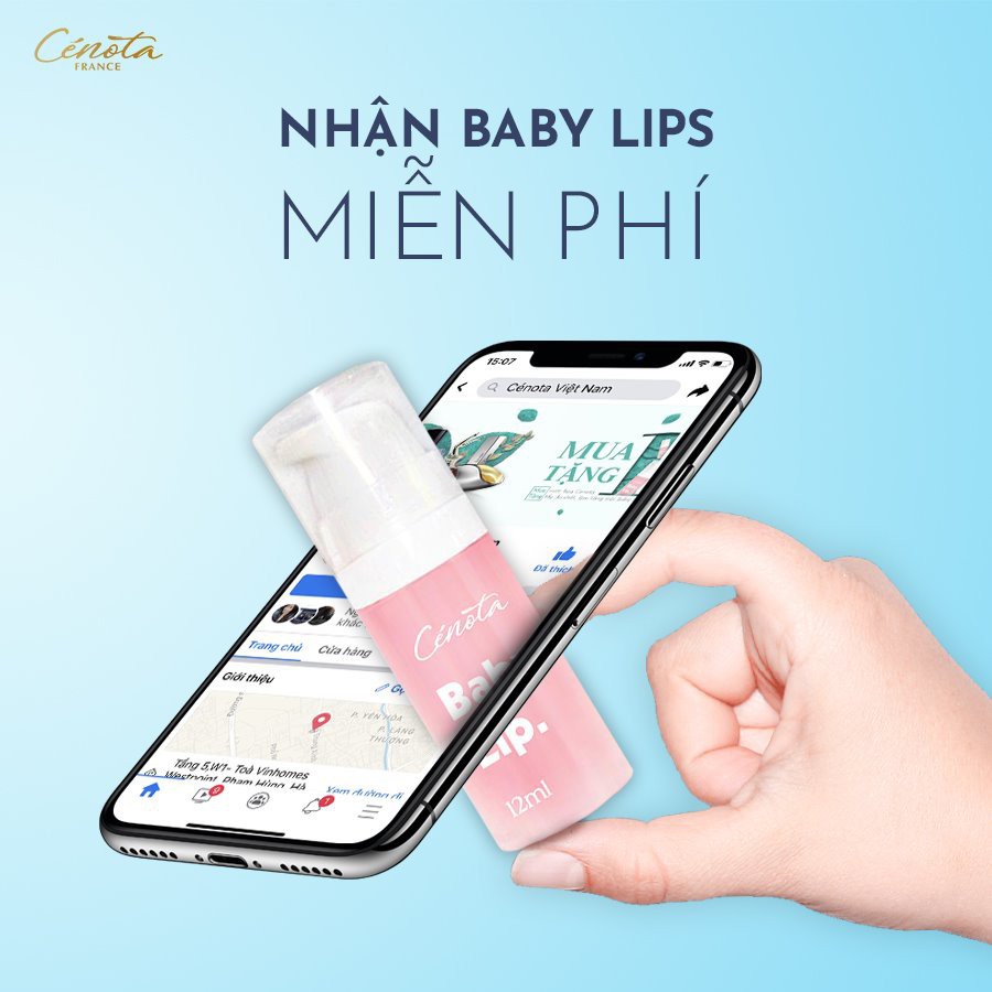 Gel tẩy da chết Cénota Baby Lip, Gel tẩy da chết làm mờ thâm môi | BigBuy360 - bigbuy360.vn