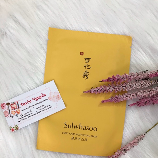 Mặt nạ giấy first care Sulwhasoo