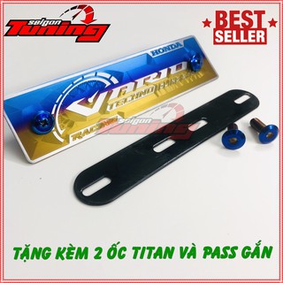 Bảng tên 3D vario siêu chất - tặng ốc titan + pass SaigonTuning