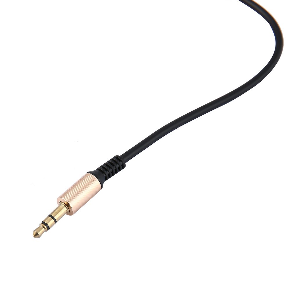 Dây âm thanh hai đầu cắm 3.5 mm AUX mạ vàng kiểu cong chuyên dụng