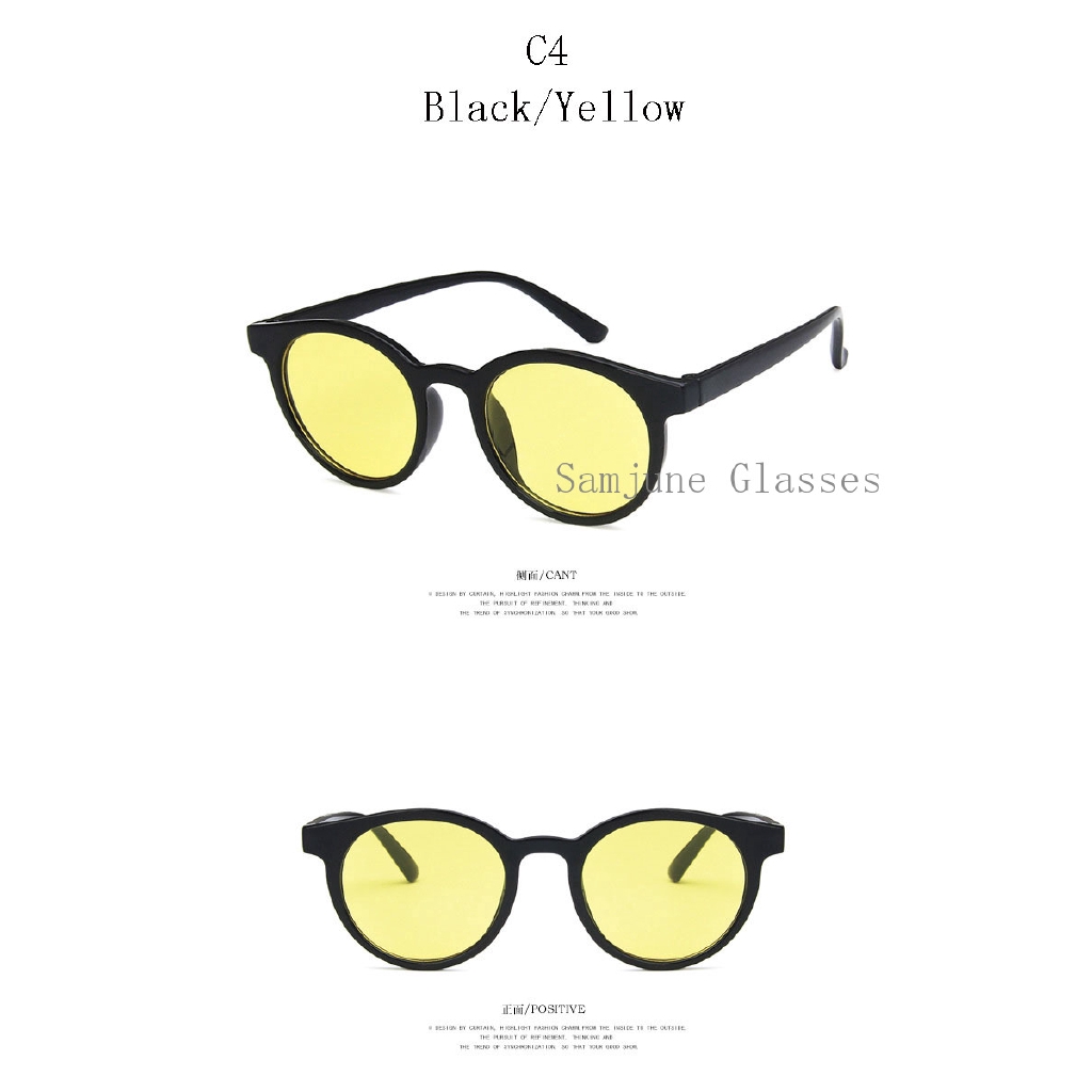 Kính râm tròn chống tia UV400 cho bé Samjune