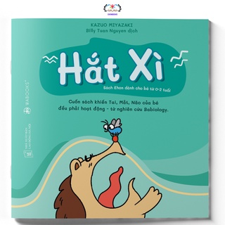 Sách ehon cho bé - Thật Bất Ngờ - Hắt Xì - Ehon nhật bản cho bé 0 2 tuổi wabooks