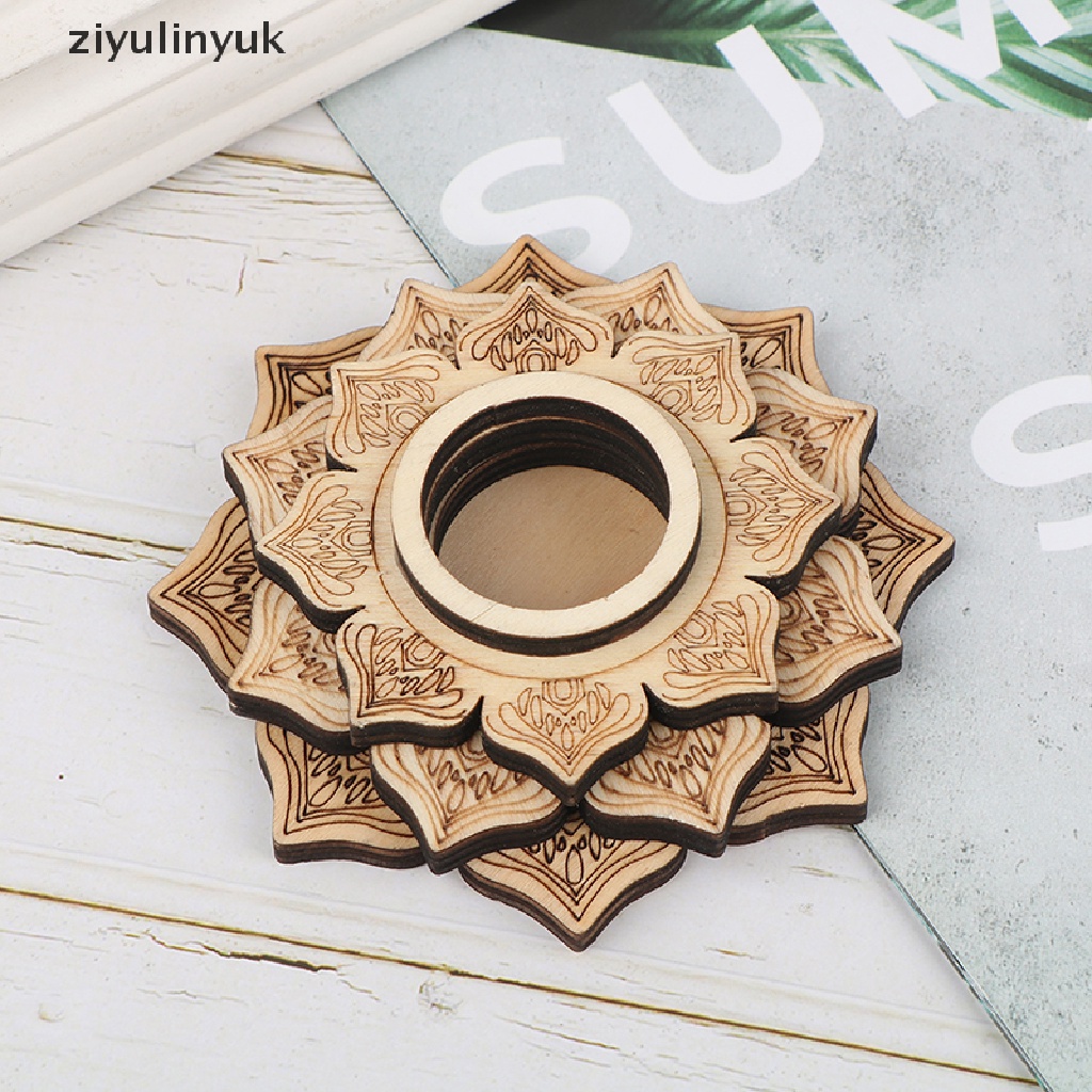 Giá Đỡ Trưng Bày Quả Cầu Pha Lê Bằng Gỗ Hình Hoa Sen / Hành Tinh ziyulinyuk