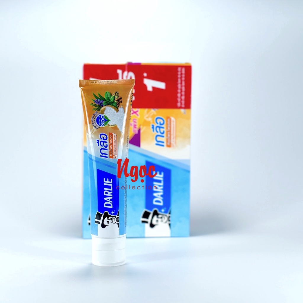 Hộp 03 tuýp kem đánh răng Darlie Muối Thái Lan - Mỗi tuýp 140g