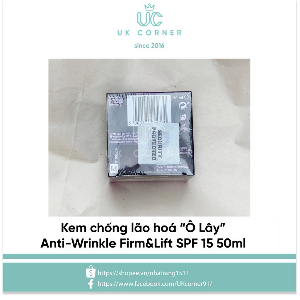 [Mã chiết khấu giảm giá khách sỉ mỹ phẩm chính hãng] Kem chống lão hóa Olay 0Iay Anti-Wrinkle Firm and Lift 50mL