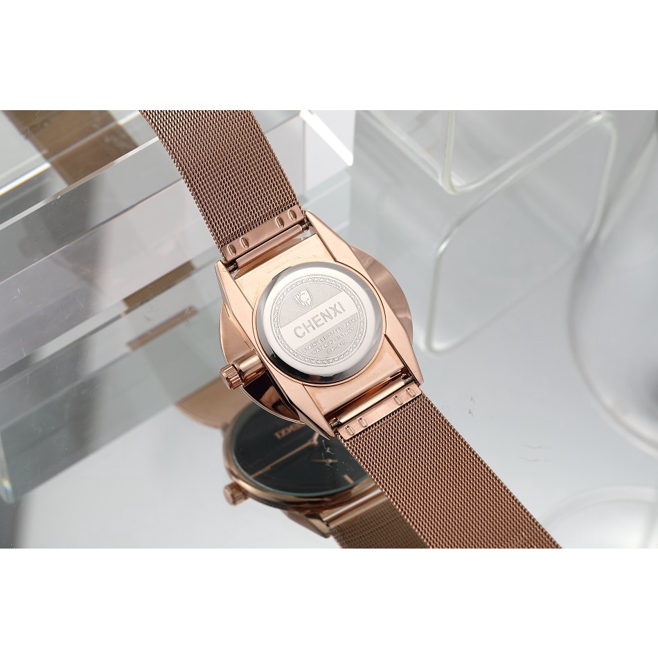 Đồng Hồ Đeo Tay CHENXI Dây Thép Siêu Mỏng Thời Trang Cho Nữ