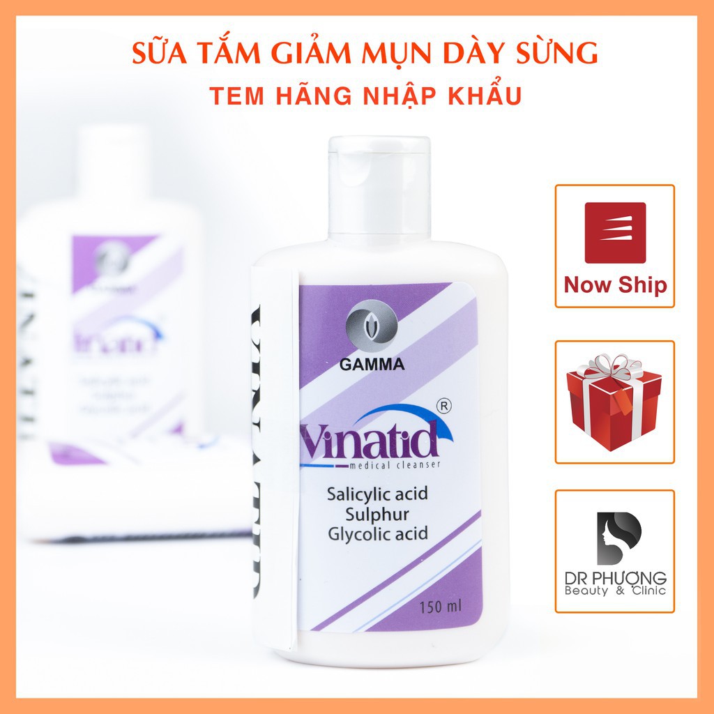 ✽[Mã 66FMCGSALE hoàn 8% xu đơn 500K] SỮA TẮM VINATID 150ml