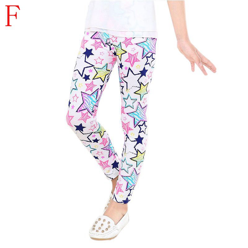 Quần legging họa tiết sặc sỡ xinh xắn cho bé