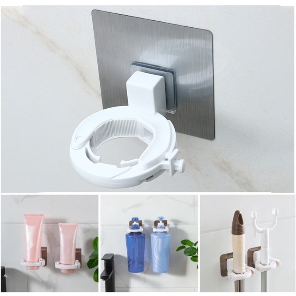 Giá đỡ chai sữa tắm gắn tường tự dính có thể điều chỉnh