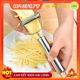 Dụng cụ nạo sợi gọt vỏ bằng inox tiện dụng