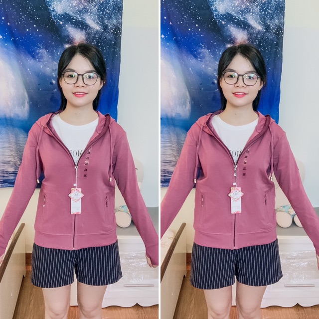 ÁO KHOÁC/ÁO CHỐNG NẮNG THUN COTTON CÓ 4 TÚI, TAY XỎ NGÓN SIZE TỪ 40-75KG | BigBuy360 - bigbuy360.vn