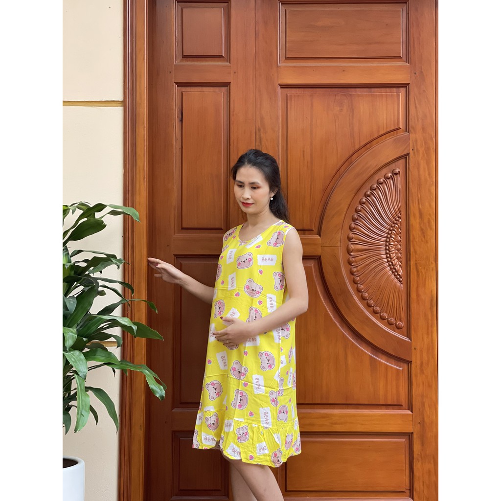 Váy Lanh Bầu Đuôi Cá Siêu Mát( mặc bầu và sau sinh )