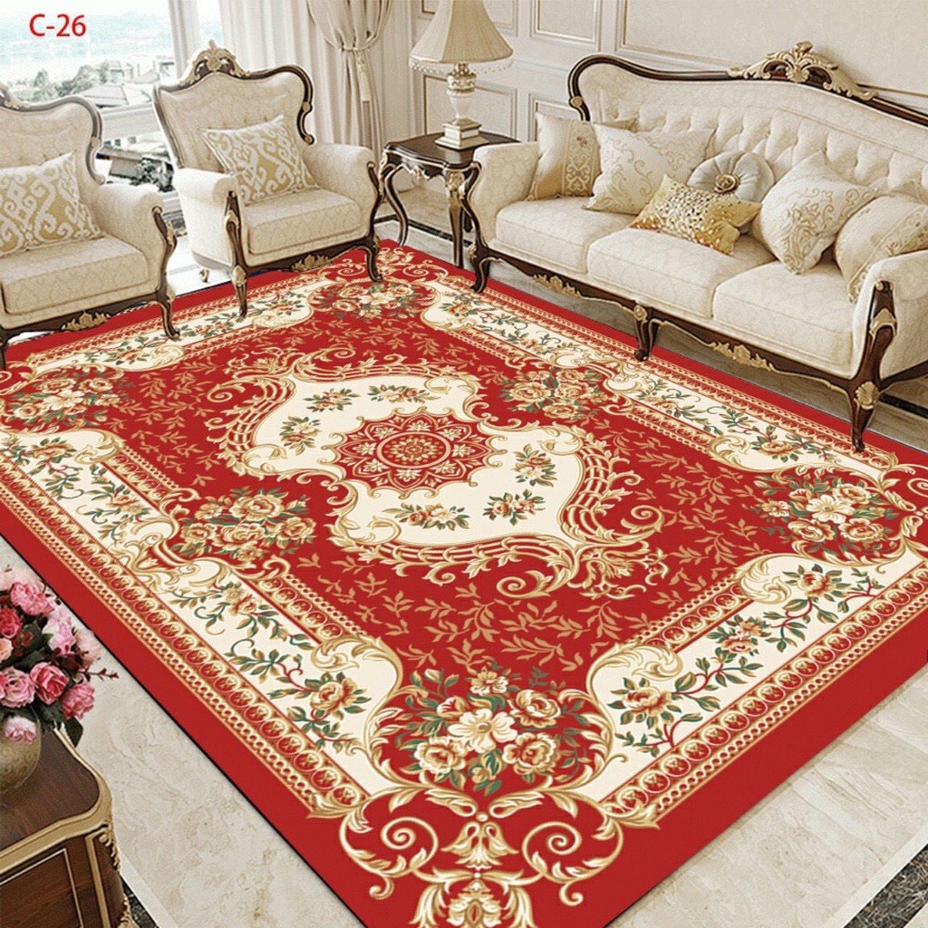 Thảm bali trải sàn khổ rộng từ 1m6-3M hoạ tiết sang trọng-trang trí nhà cửa- chống trơn trượt