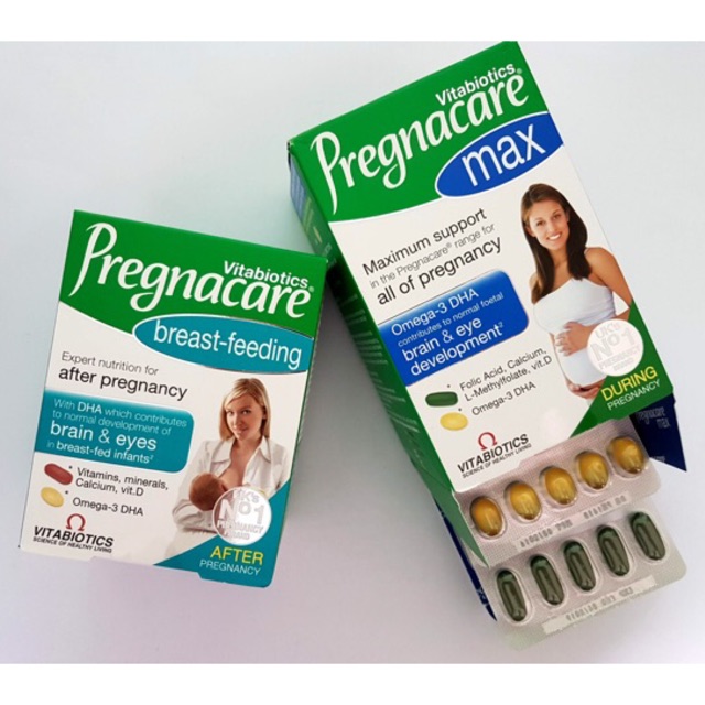 Vitamin tổng hợp Pregnacare cho phụ nữ mang thai và cho con bú