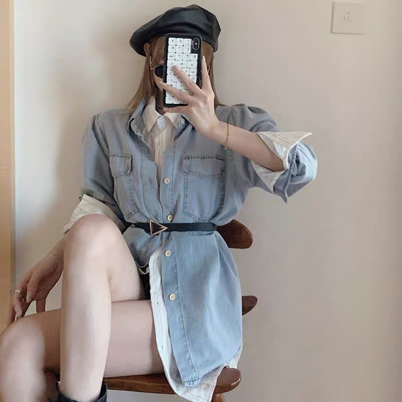 ĐAI NỊT VÁY ÁO TAM GIÁC NHỎ - Thắt lưng váy áo blazer mặt tam giác vàng siêu xinh simsimvintage