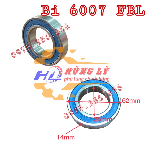 Bi 6007 FBL vòng bi phụ tùng ô tô phụ tùng máy nông nghiệp phụ tùng Hùng Lỳ