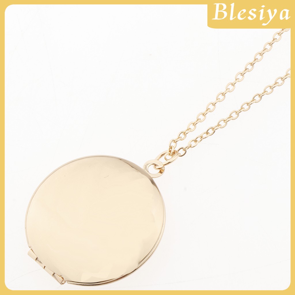 (Hàng Mới Về) Mặt Dây Chuyền Tròn Khung Ảnh Lưu Giữ Hình