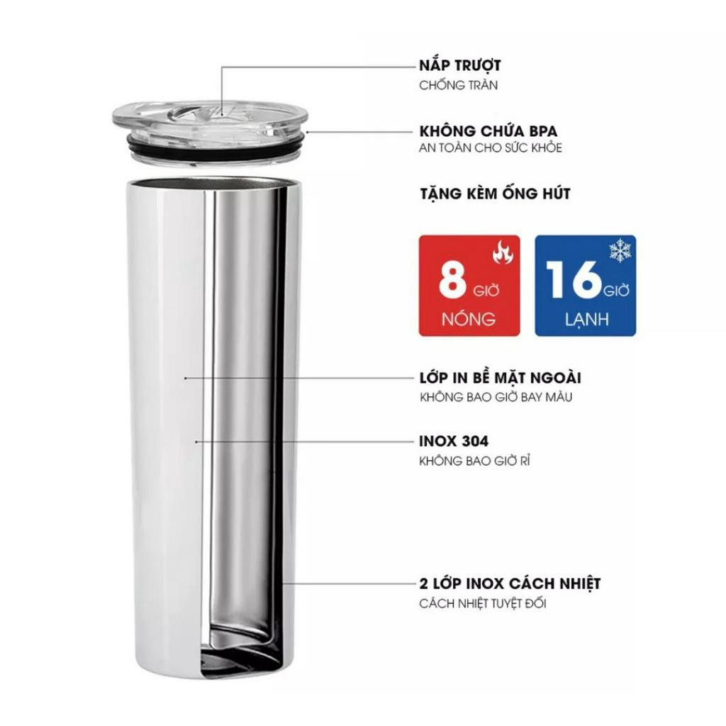 Ly giữ nhiệt Gấu Dâu Lotso Melli cao cấp 600ml