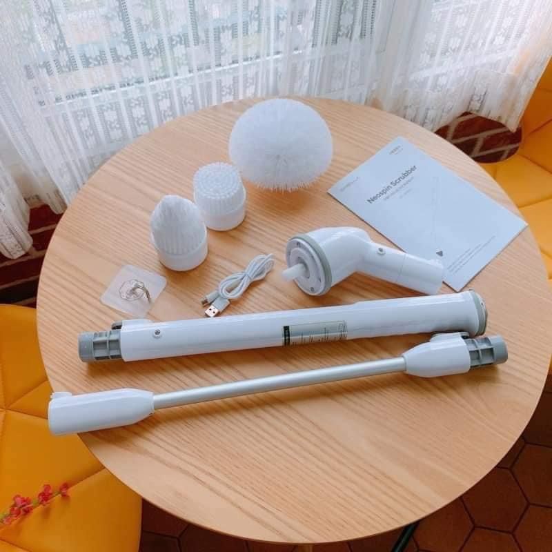Cọ đa năng Neospin scrubber cọ nhà tắm, nhà vệ sinh Hàn (Chính hãng)