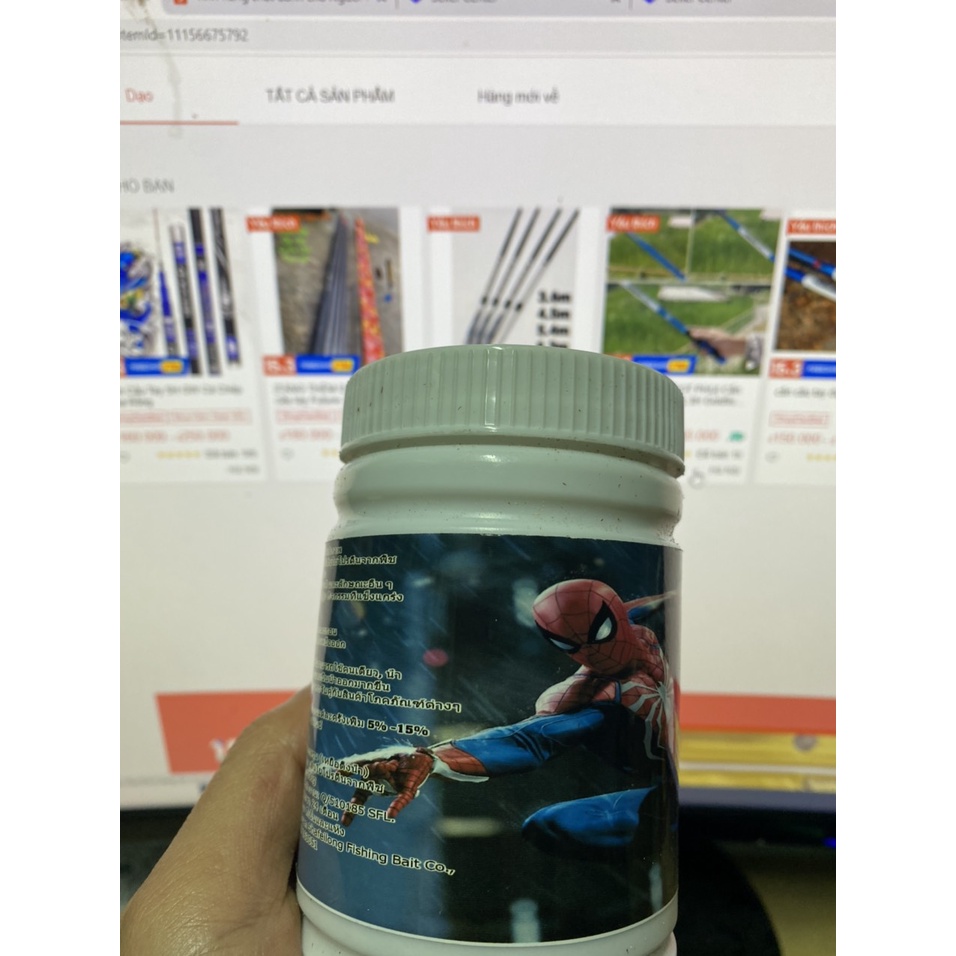 Bột tơ nhện Thái Lan câu cá tạo sự kết dính cho mồi câu siêu nhạy