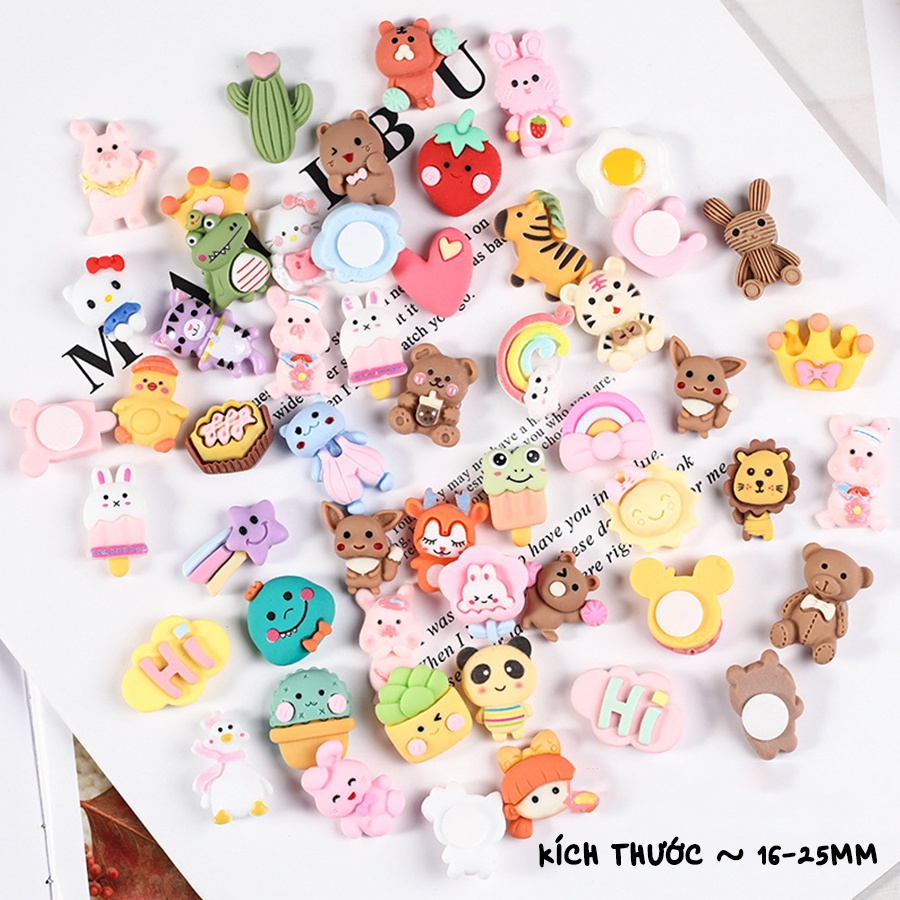 Sticker 3D Hình Con Vật, Hoa Quả Dễ Thương Kèm Keo Dán Siêu Chắc Trang Trí Cốc, Sổ Tay PK050