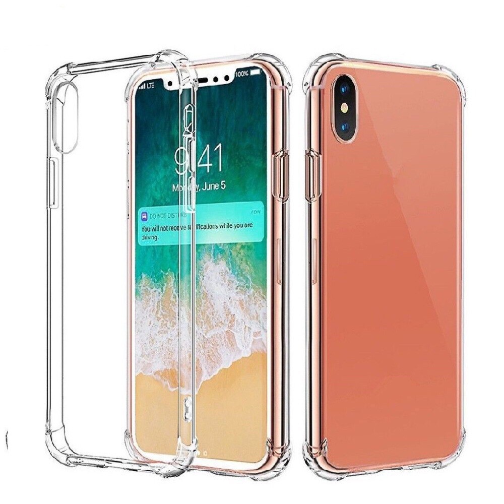 Ốp điện thoại mềm trong suốt chống sốc cho IPhone 5s se 5s 5 6s 6 7 8 Plus XS Max XR X