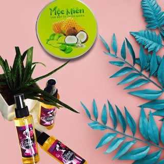 Tẩy da chết mặt handmade Mộc Miên 250ml và xịt khoáng Geisha - An toàn từ thiên nhiên