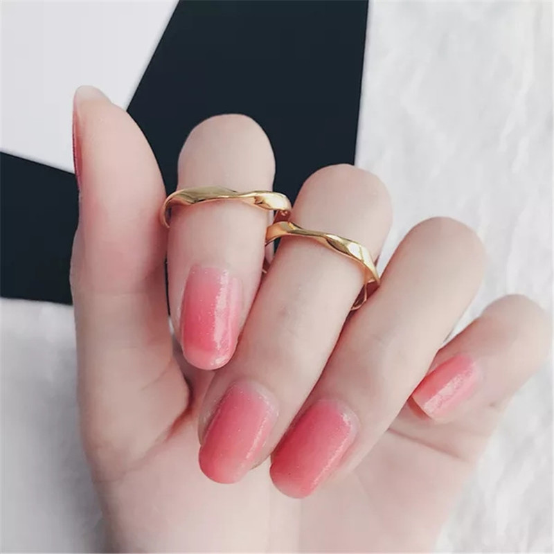MANYUE Nhẫn đeo ngón tay kim loại tạo hình độc đáo thời trang cho nữ