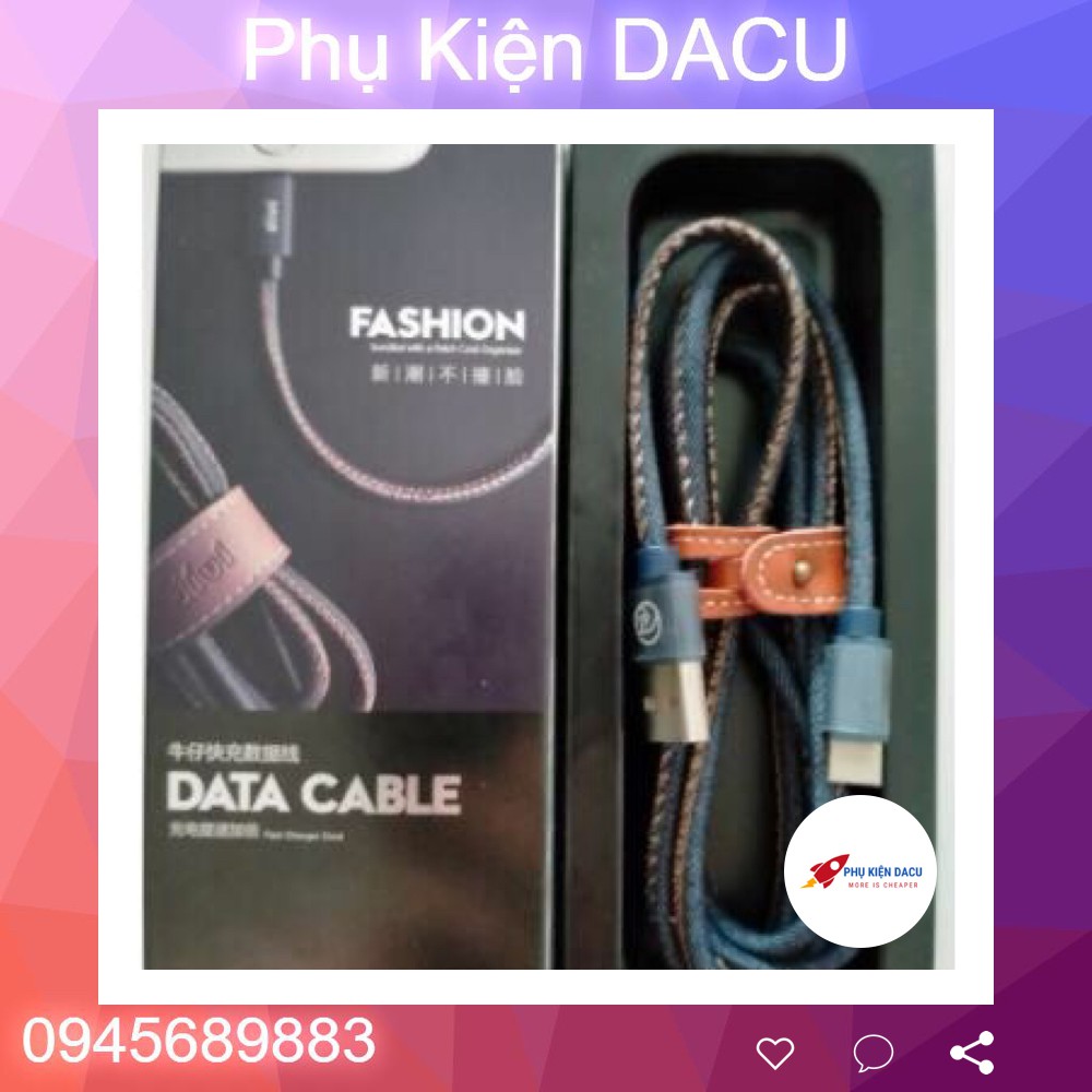 DÂY CÁP SẠC TYPE-C BỌC VẢI BÒ CAO CẤP
