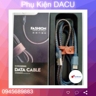 DÂY CÁP SẠC TYPE-C BỌC VẢI BÒ CAO CẤP
