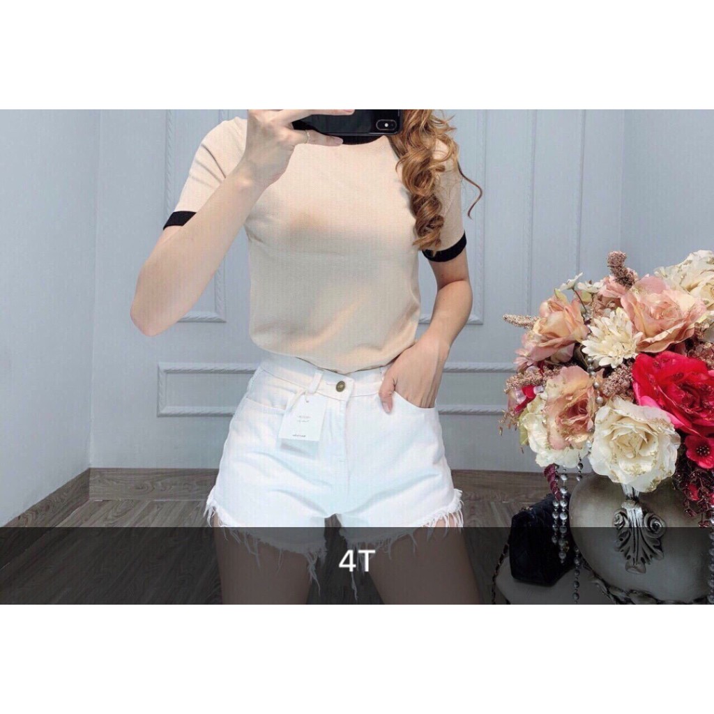 quần đùi kaki tua lai siêu xinh U611