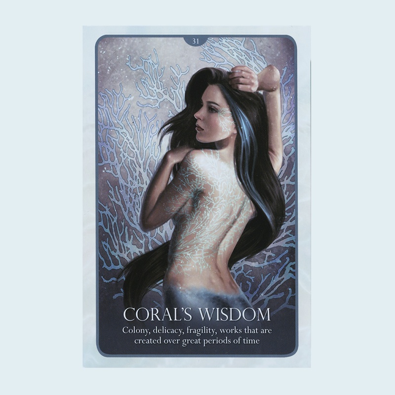 Oracle Of The Mermaids Deck Bộ Bài Tarot Hình Nàng Tiên Cá Độc Đáo