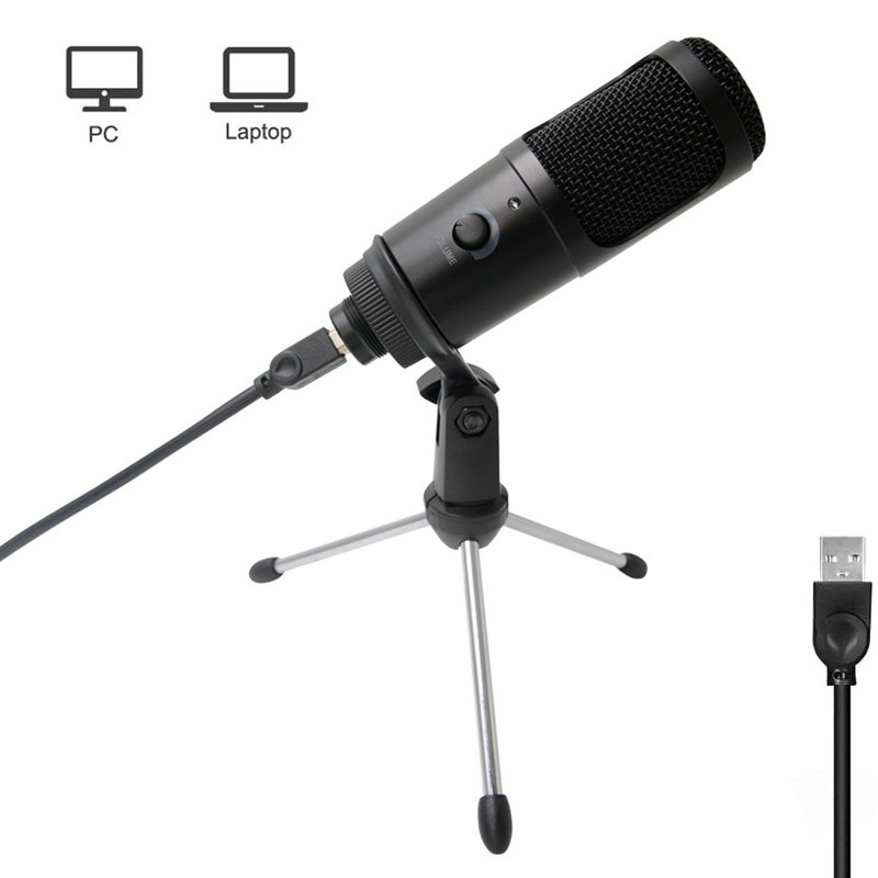Streaming USB Microphone Condenser Microphones for Laptop Computer