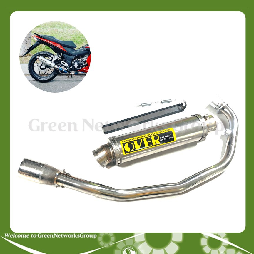 Bộ pô Over Inox + full cổ pô Winner Greennetworks