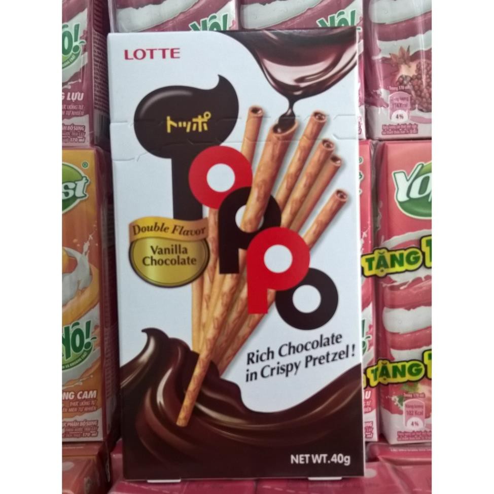 Bánh Hộp Que Lotte Toppo các vị 40g