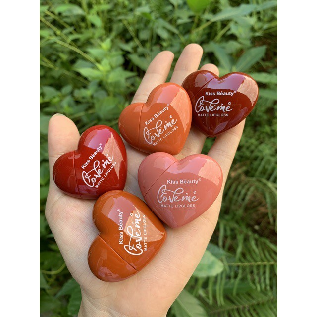 Son Kem Tint Kiss Beauty Trái Tim For Valentine | Thế Giới Skin Care