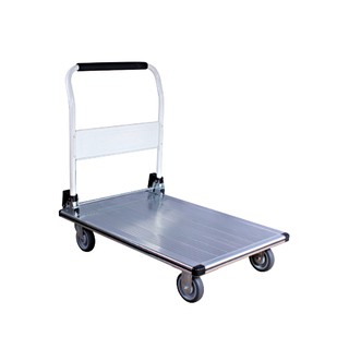 Xe kéo hàng, xe đẩy bán hàng 4 bánh maxkiwi- 300kg siêu bền, sàn aluminium chống gỉ