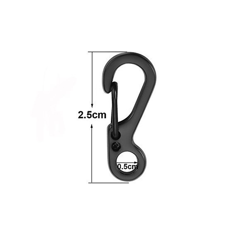 Bộ 10 Móc Khóa Sinh Tồn Mini Bằng Hợp Kim Nhôm Mạ Hợp Kim