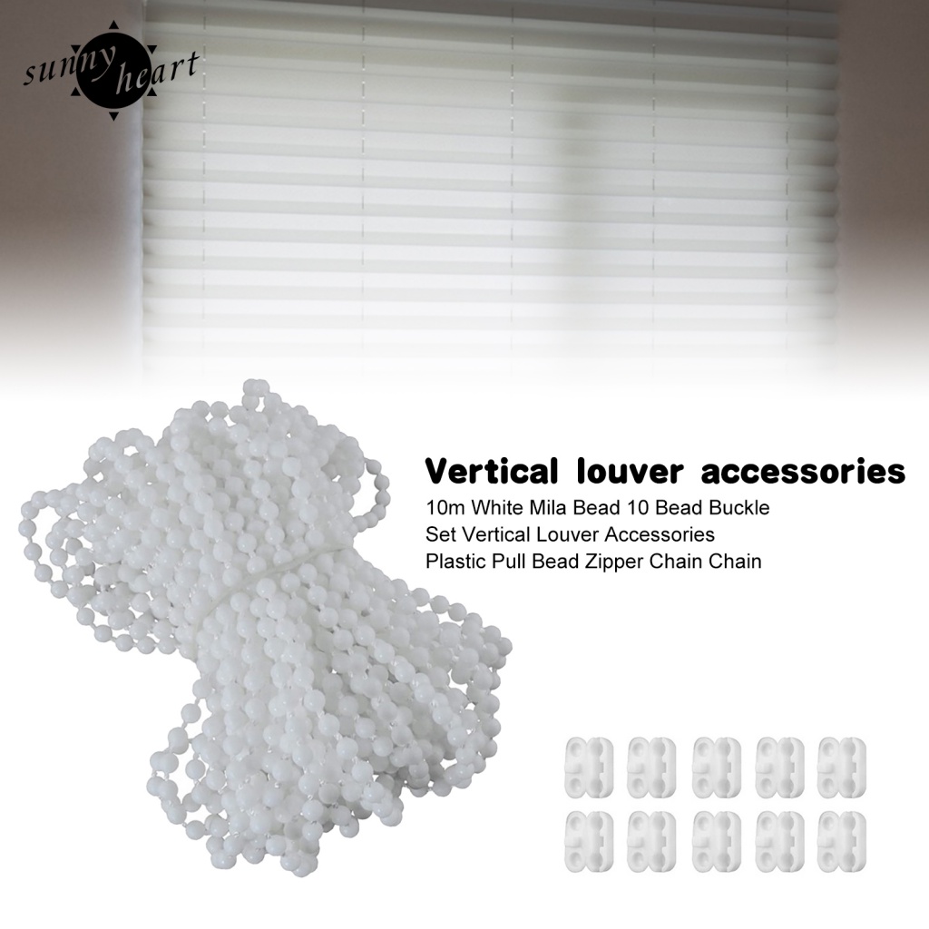 1 Bộ Dây Kéo Rèm Cửa Sổ Đính Hạt Bền Bỉ