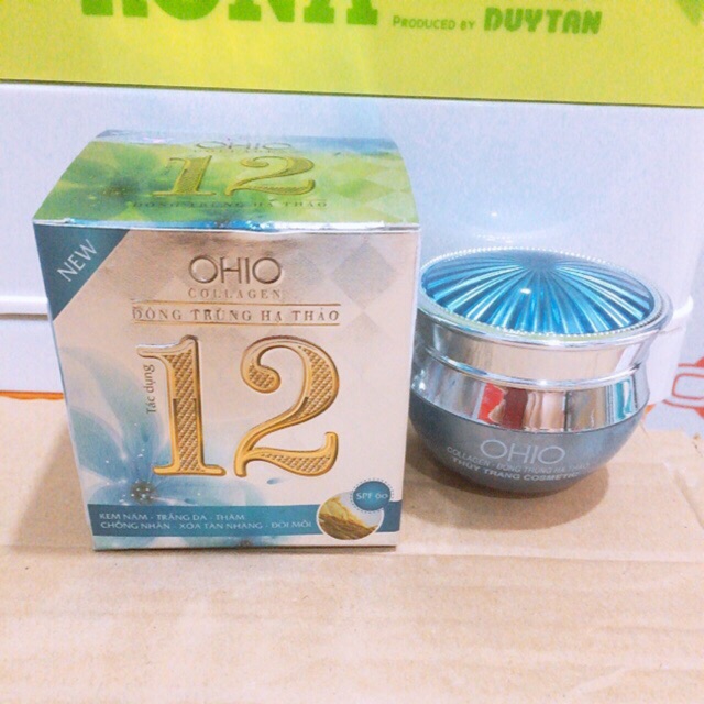 Kem OHIO 12 tác dụng collagen-đông trùng hạ thảo 30g