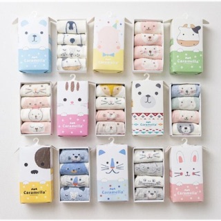 [XẢ KHO Sẵn hàng+ Ảnh thật] Tất Caramella chính hãng bao check cod tai thú cute