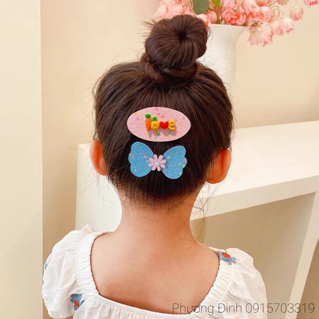 Miếng dán tóc phong cách Hàn Quốc cho bé gái