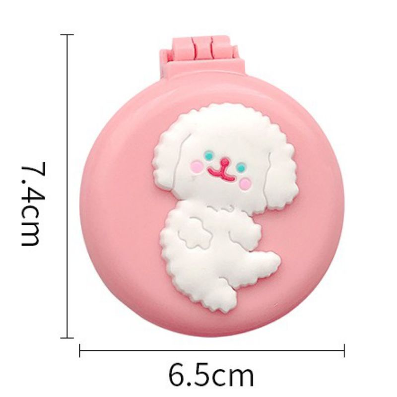 Gương tròn gấp gọn Cute kèm lược masage ,gương luợc cầm tay mini dễ thuơng nhiều mẫu