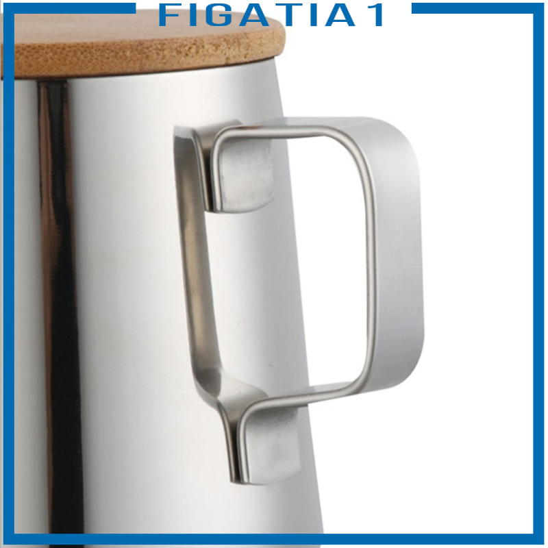 [FIGATIA1]Gooseneck Hand Drip Coffee Pot Stainless Steel Pour Over Tea Kettle 250ml