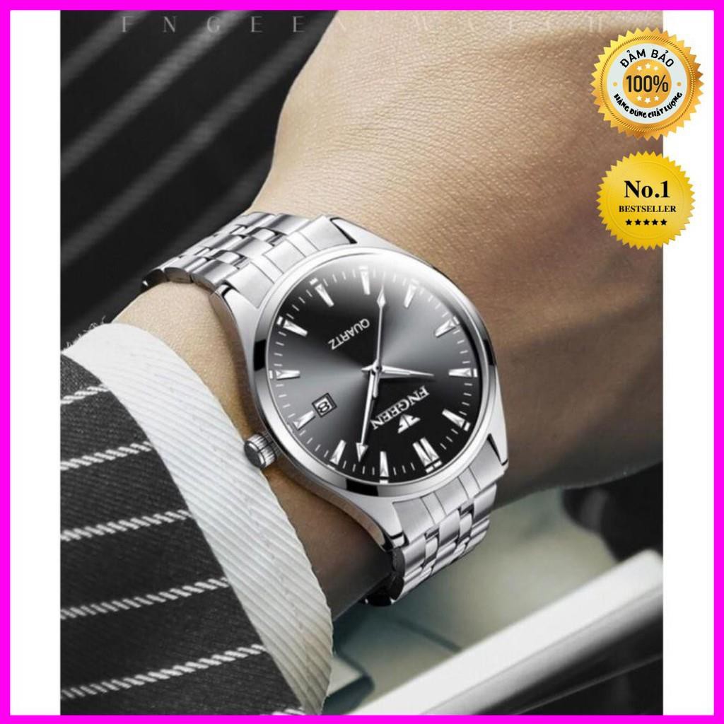 [Hàng xịn] ĐỒNG HỒ FNGEEN CHÍNH HÃNG NAM DÂY THÉP CAO CẤP CHẠY LỊCH NGÀY (TẶNG KÈM HỘP VÀ PIN DỰ PHÒNG)