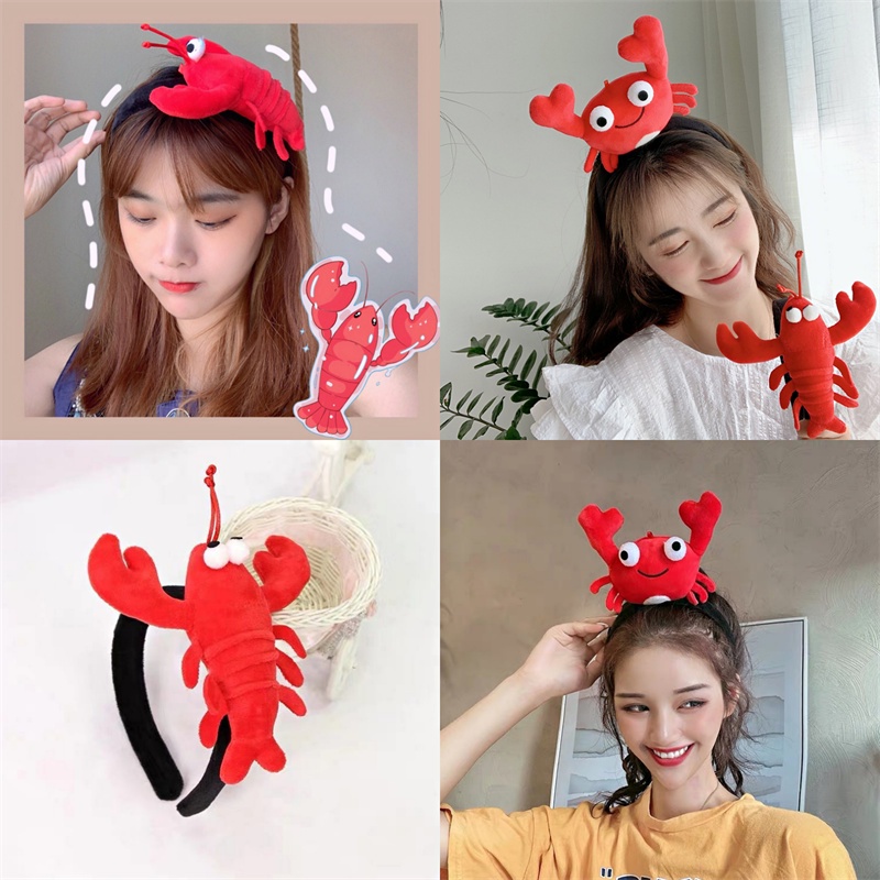 Băng đô hình con cua dễ thương sáng tạo