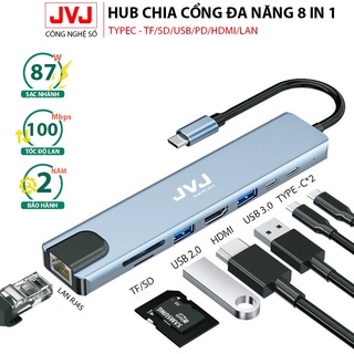 Hub chuyển đổi Macbook JVJ C11 C10 C8 C6 Plus C6 với cổng kết nối Type C