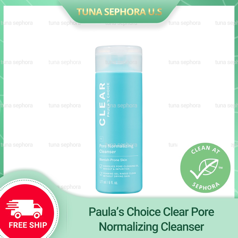 [PAULA’S CHOICE] ❤️FREESHIP❤️ SỮA RỬA MẶT PAULA’S CHOICE CLEAR PORE NORMALIZING CLEANSER 177 ML