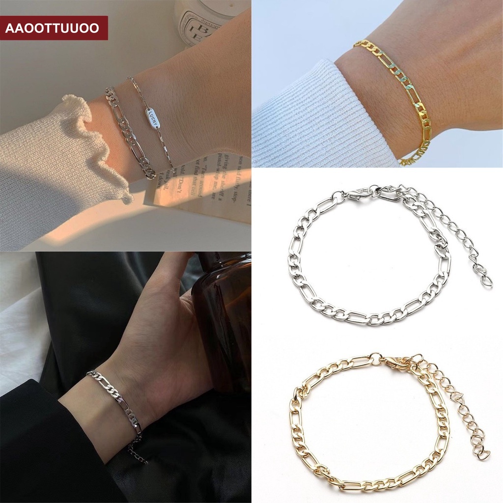 Vòng đeo tay kiểu dáng đơn giản màu sắc thời trang