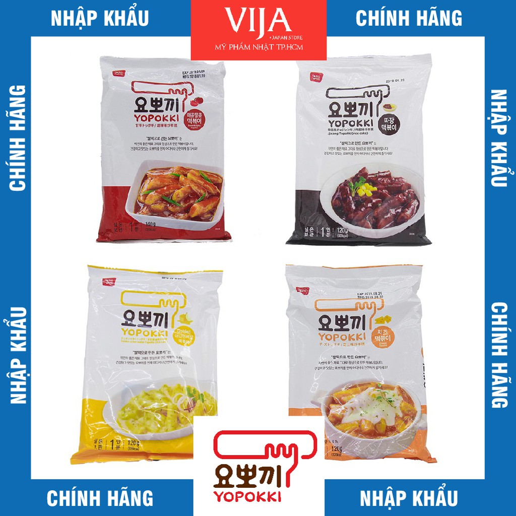 (GÓI LỚN) BÁNH GẠO ĂN LIỀN HÀN QUỐC TOKBOKKI YOPOKKI NHIỀU VỊ 240G | BigBuy360 - bigbuy360.vn